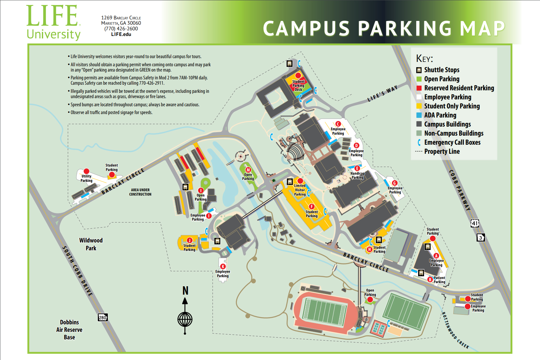 Campus Maps - Life University. A World Leader in Holistic Health and ...